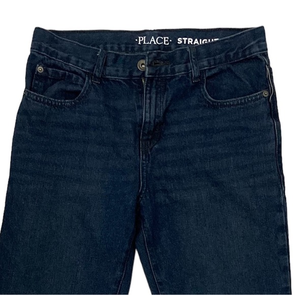 Children's Place Boy's Straight Leg Jeans Sz. 14 - Picture 3 of 9